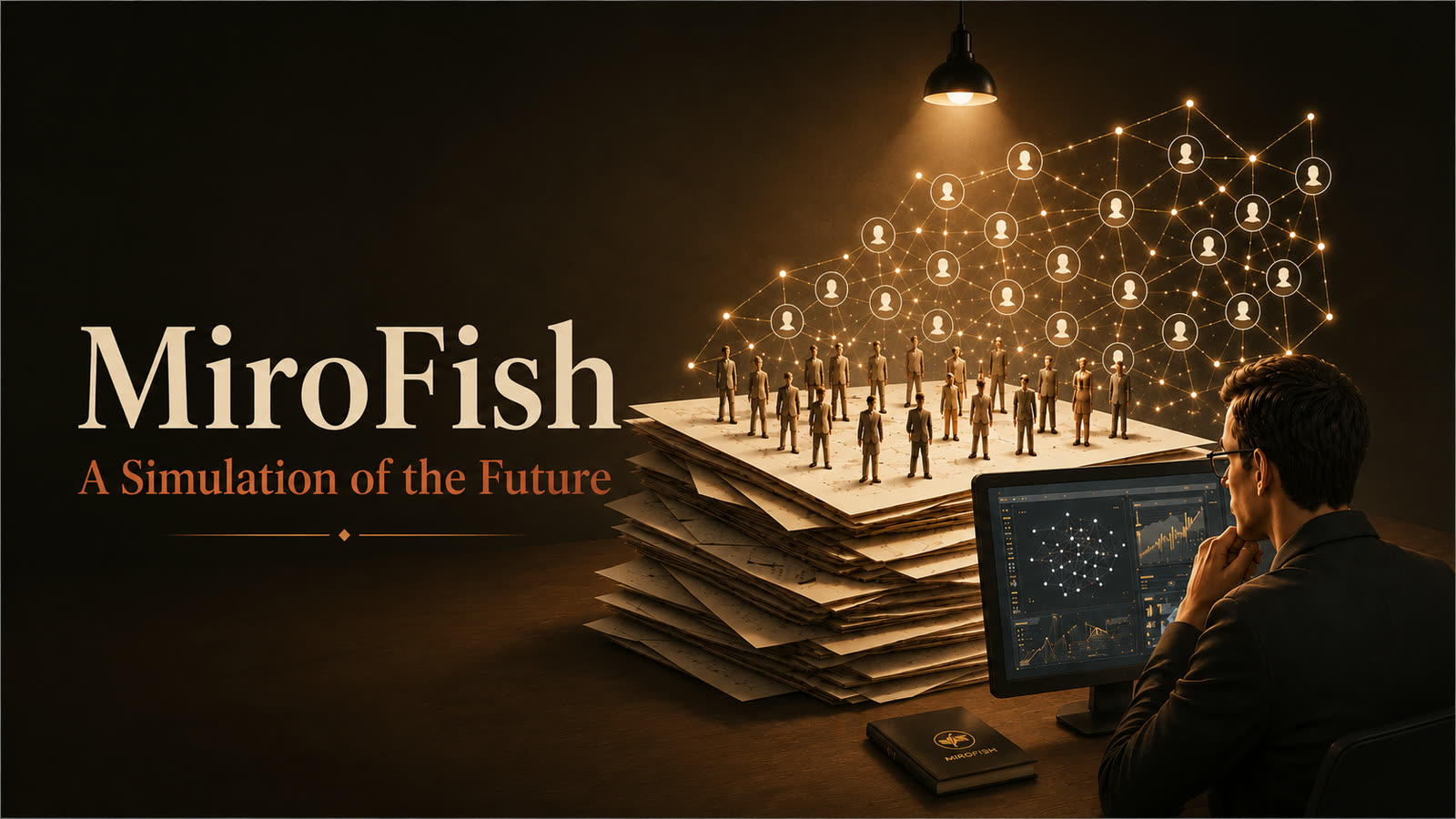 MiroFish — A Simulation of the Future, cover of the magazine feature